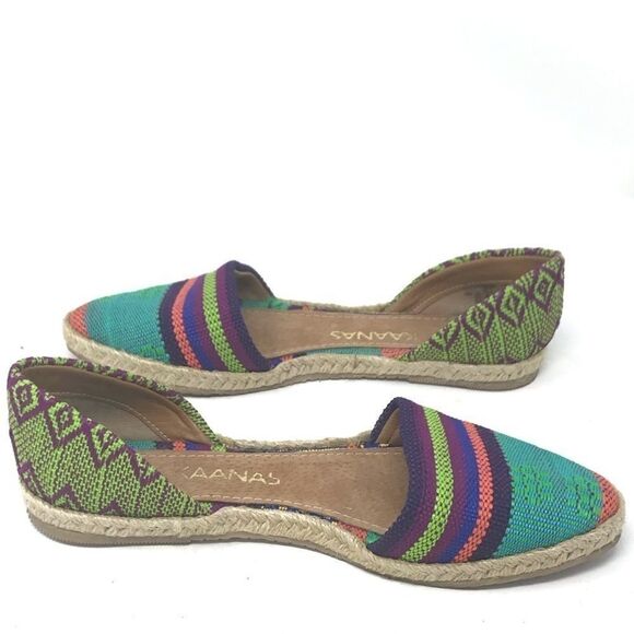 Kaanas Santa Fe D’Orsay Embroidered Colorful Flats - Picture 2 of 10